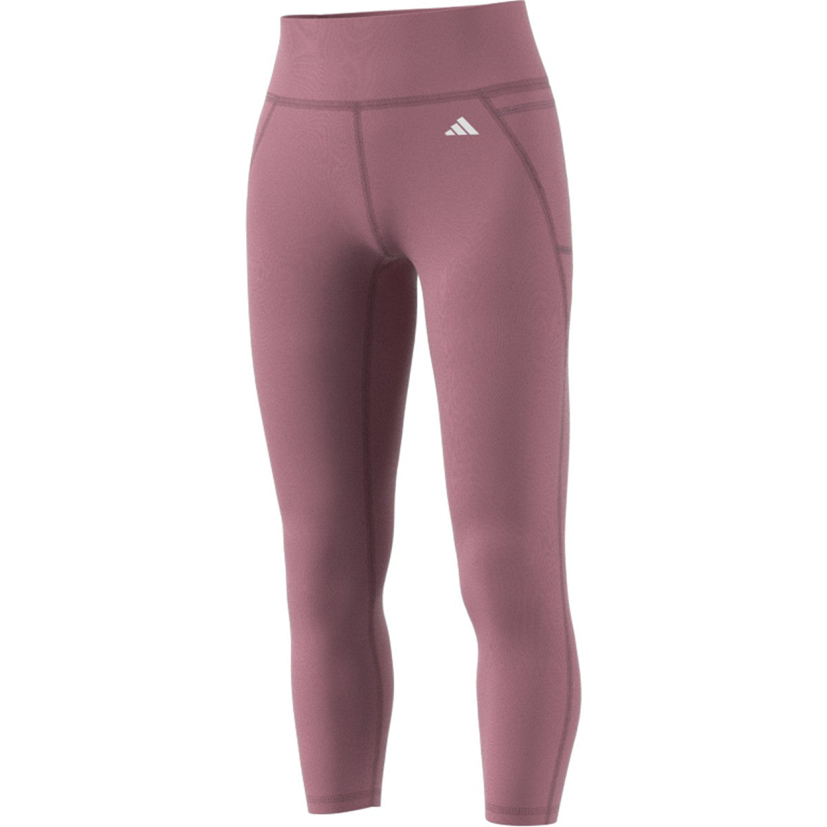 adidas Optime Stash Pocket High Waisted Seven Eighths Womens Training Leggings