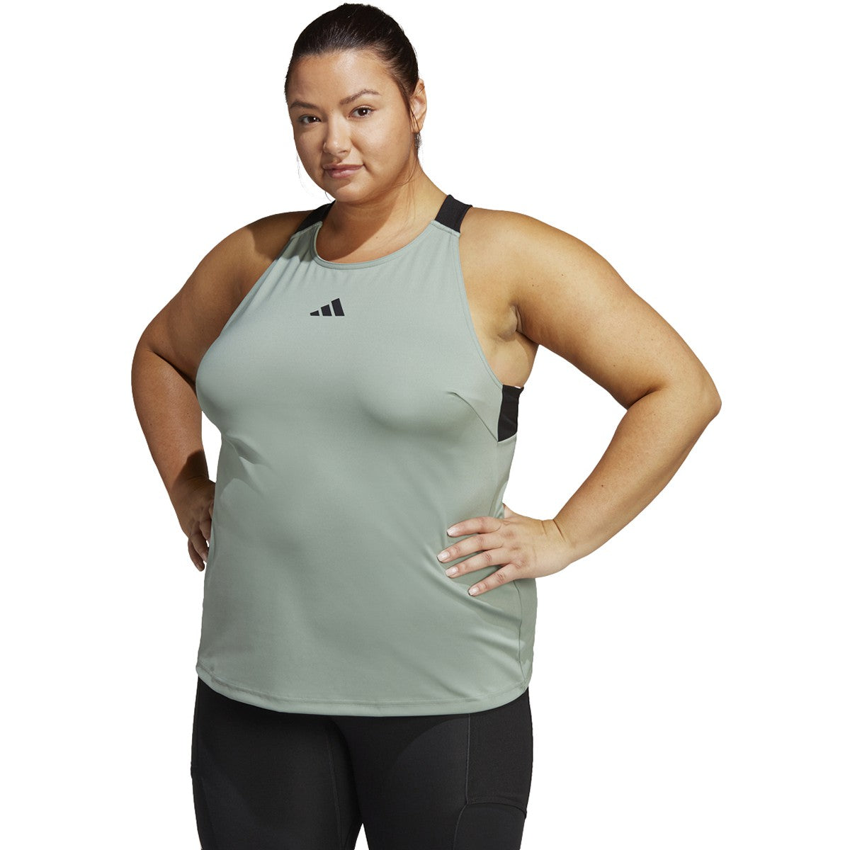 adidas Plus Size Womens Tennis Y-Tank