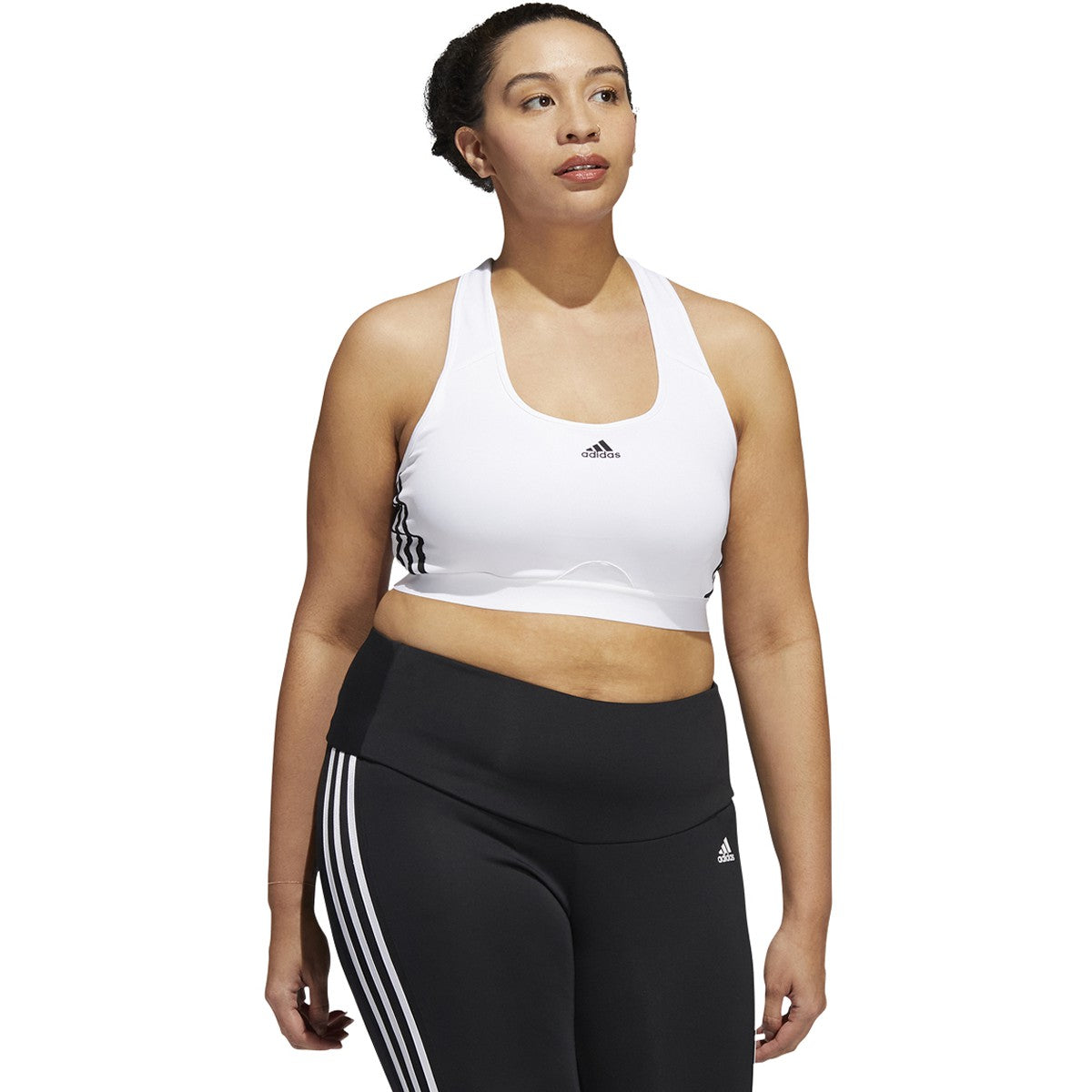 adidas Powerimpact Medium Support Training Plus Size Sports Bra