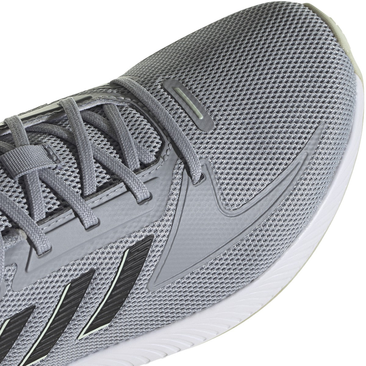adidas RunFalcon 2.0 Womens Wide Running Sneakers in Silver