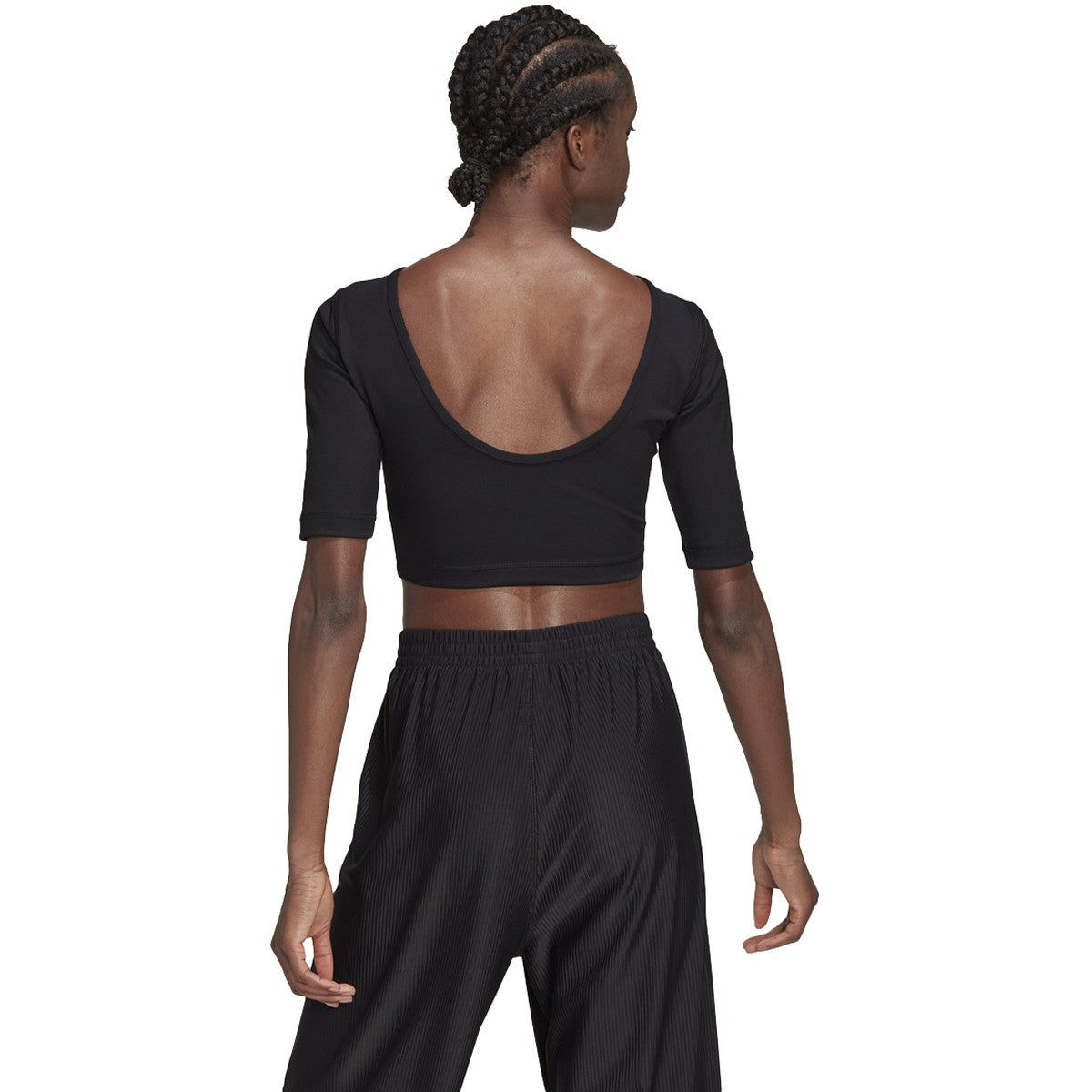 adidas Studio Open Back Womens Training Top