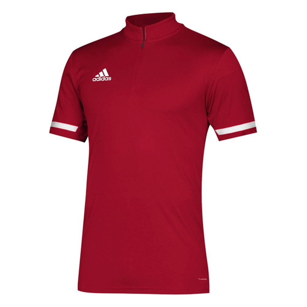 adidas 19 Short Sleeve Quarter-Zip Top - Men's Multi-Sport