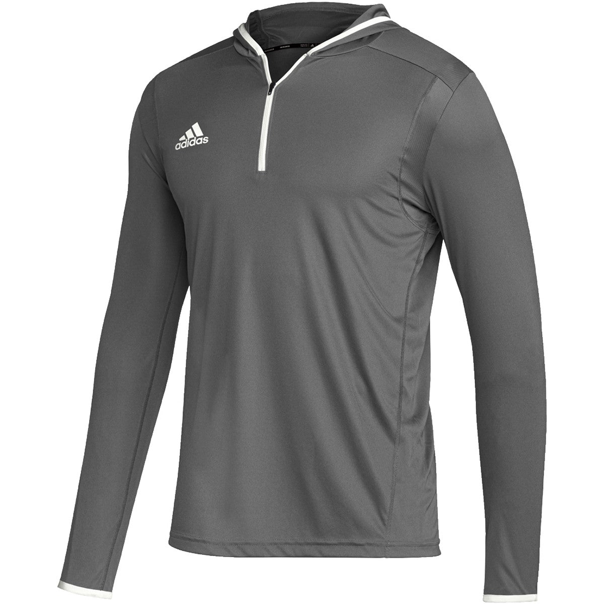 adidas Team Issue Mens Long Sleeve Hooded Tee