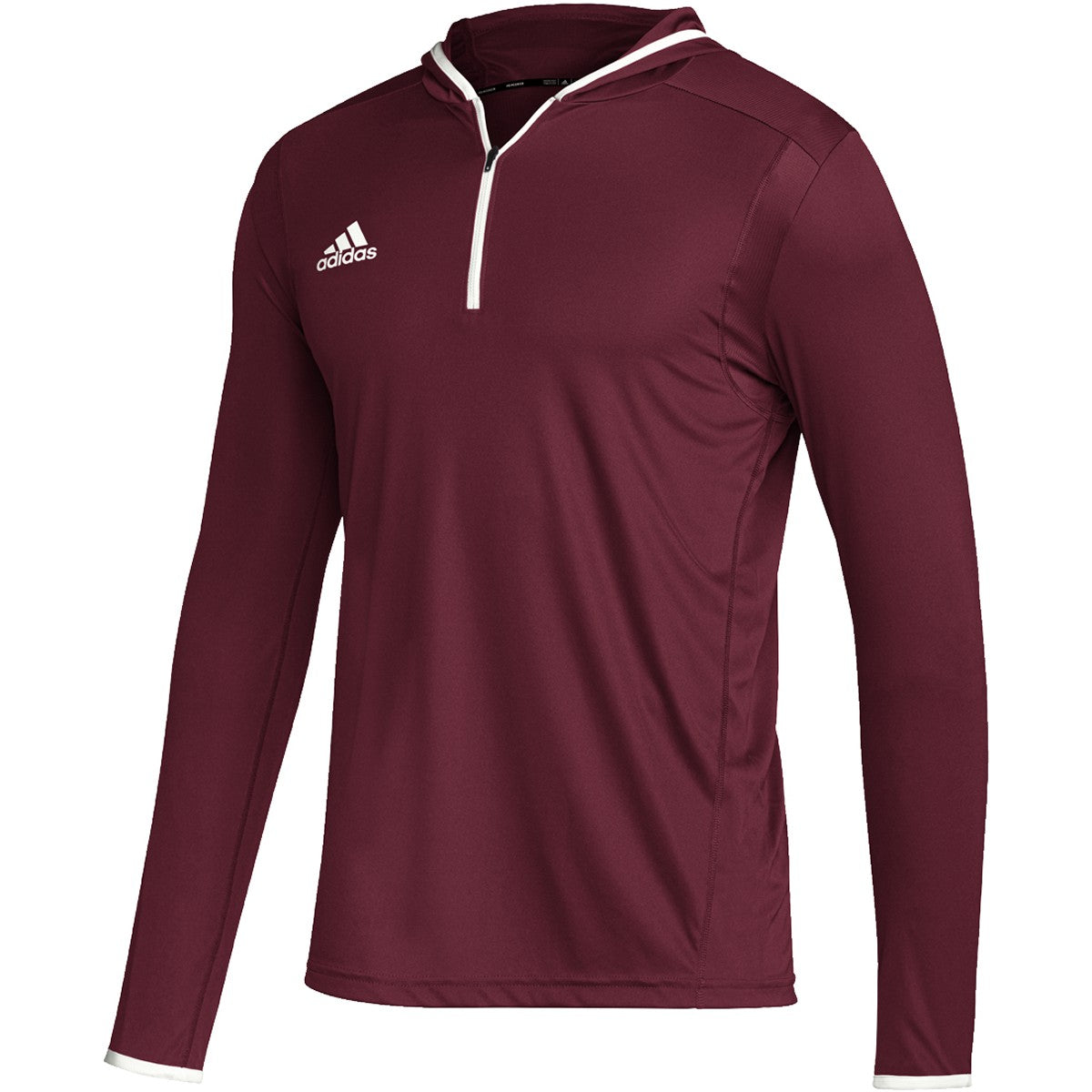 adidas Team Issue Mens Long Sleeve Hooded Tee