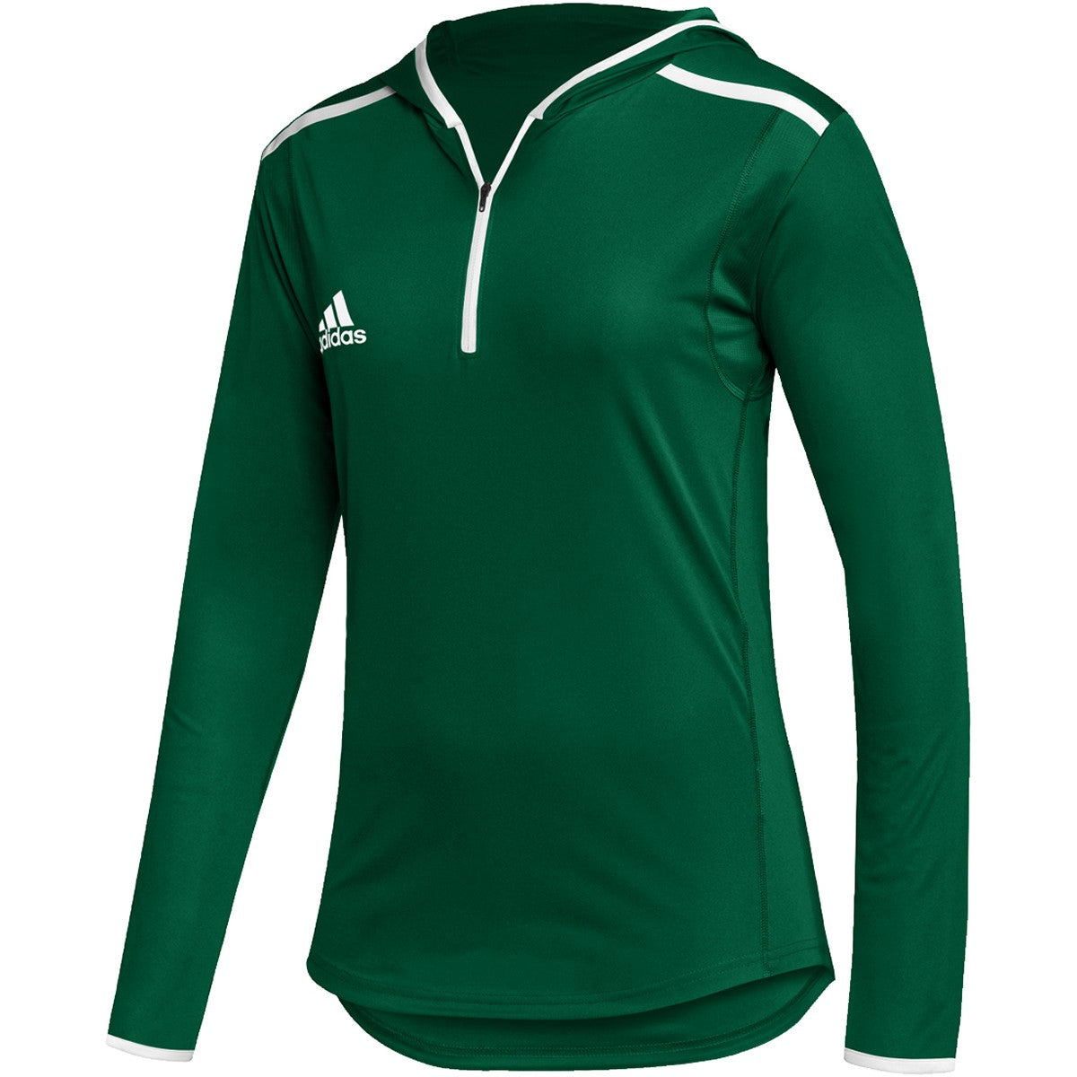 adidas Team Issue Womens Long Sleeve Hooded Tee