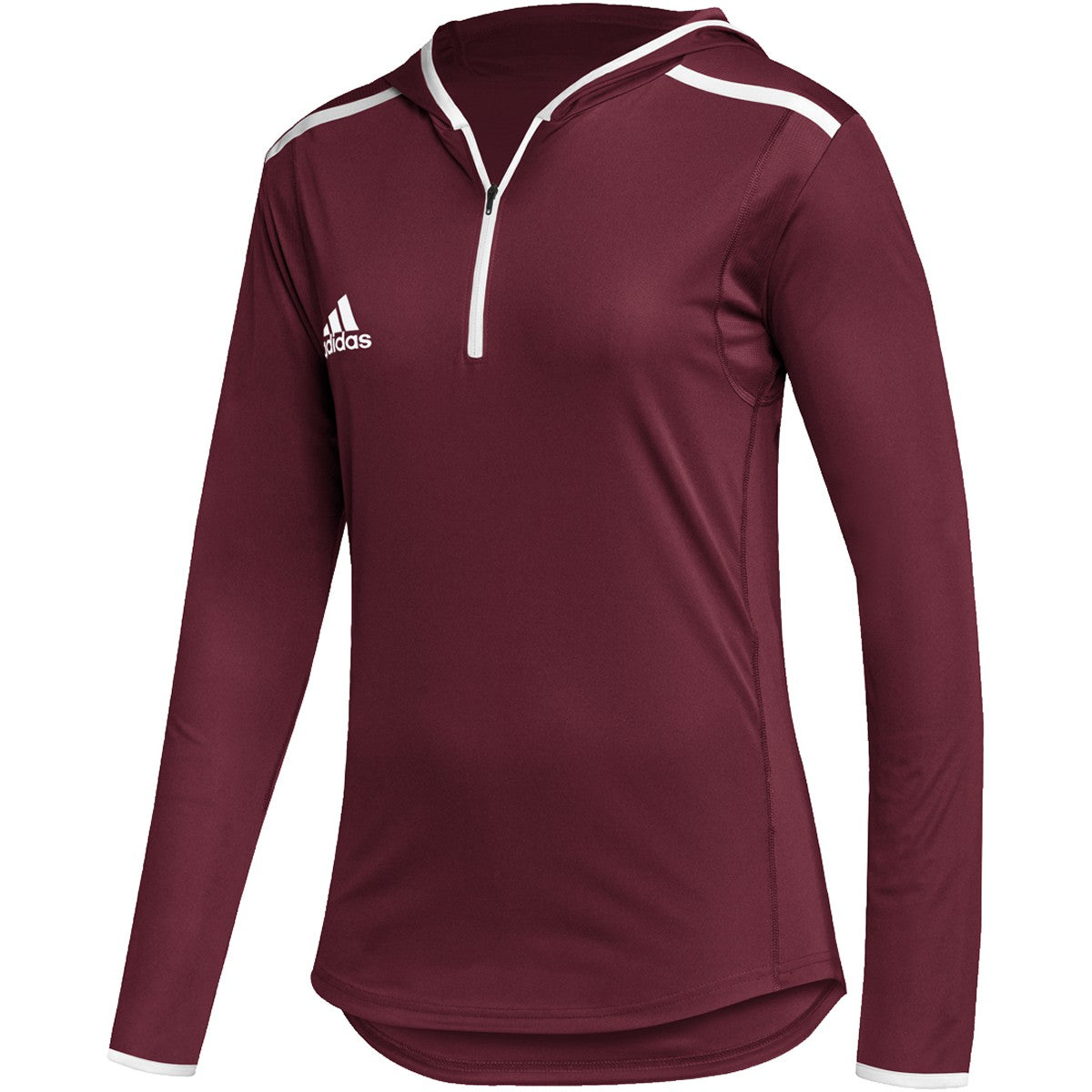 adidas Team Issue Womens Long Sleeve Hooded Tee