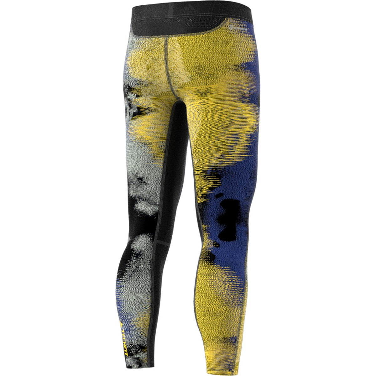 adidas Techfit Allover Print Long Tights - Mens Training