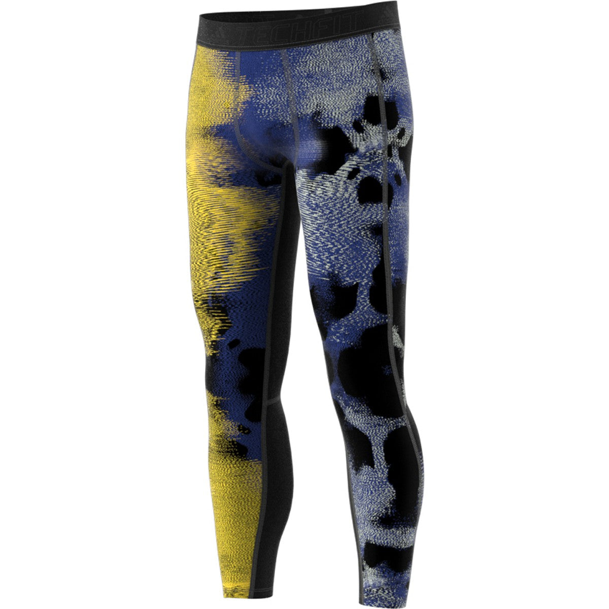 adidas Techfit Allover Print Long Tights - Mens Training