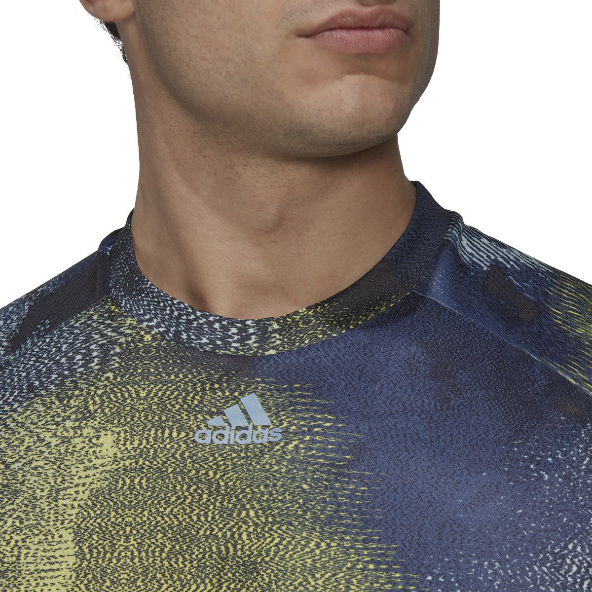 adidas Techfit Allover Print Sleeveless Tee - Mens Training