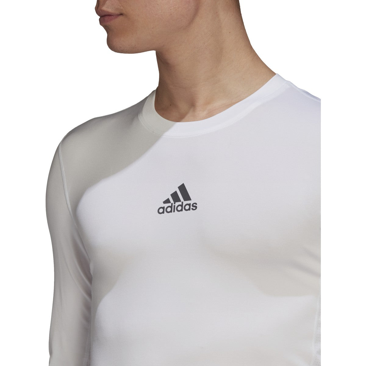 adidas Techfit Long Sleeve Mens Soccer Compression Shirt