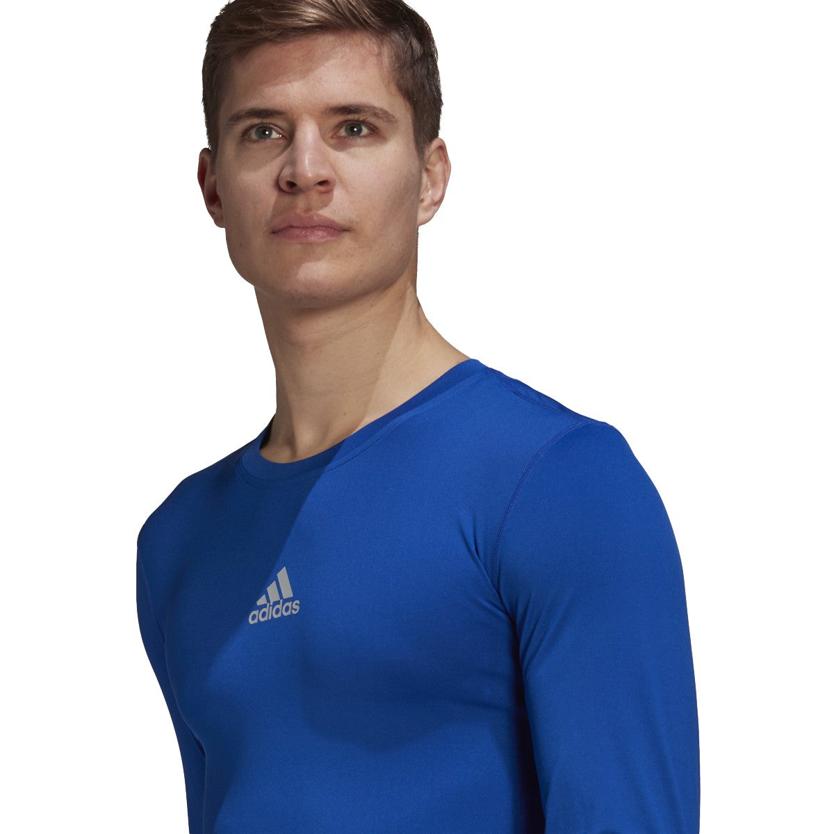 adidas Techfit Long Sleeve Mens Soccer Compression Shirt