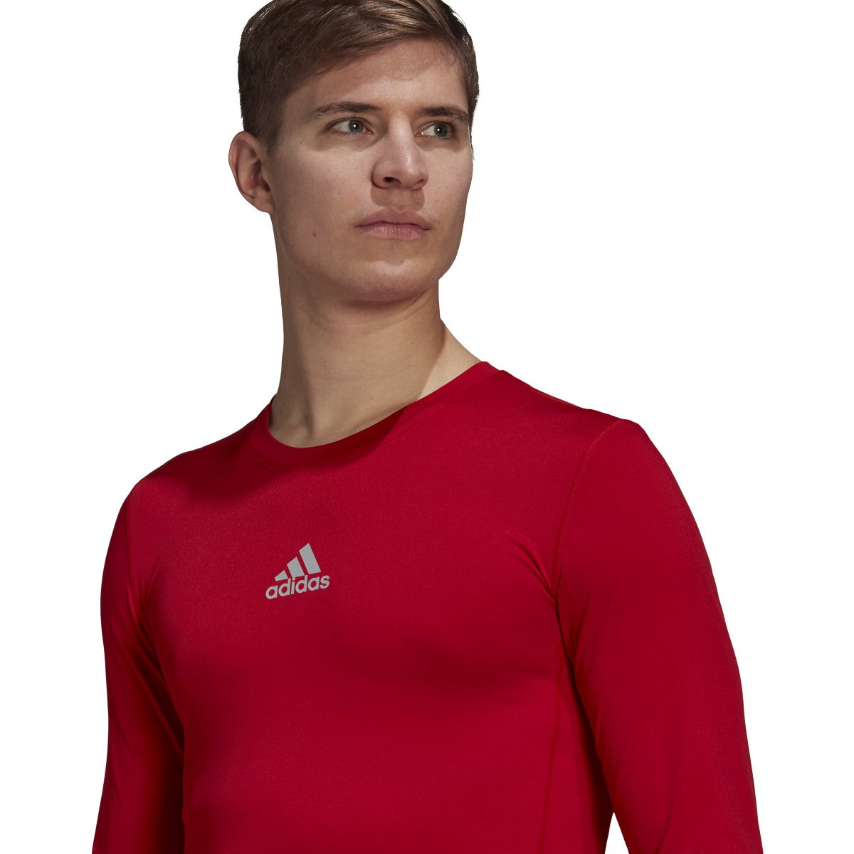 adidas Techfit Long Sleeve Mens Soccer Compression Shirt