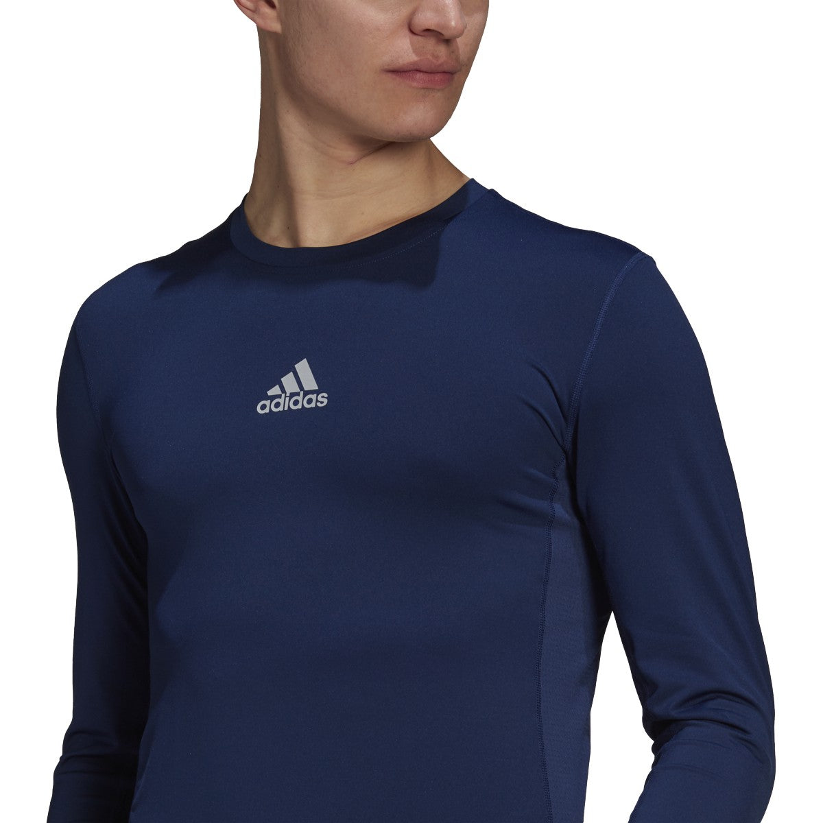adidas Techfit Long Sleeve Mens Soccer Compression Shirt