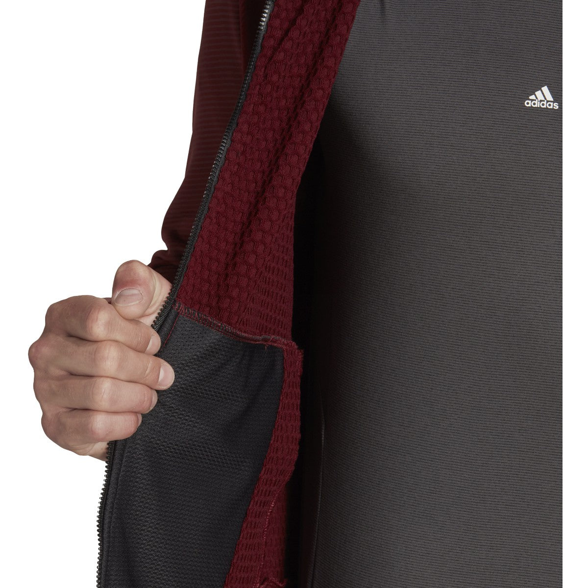 adidas Terrex Tech Fleece Hooded Jacket - Mens Hiking