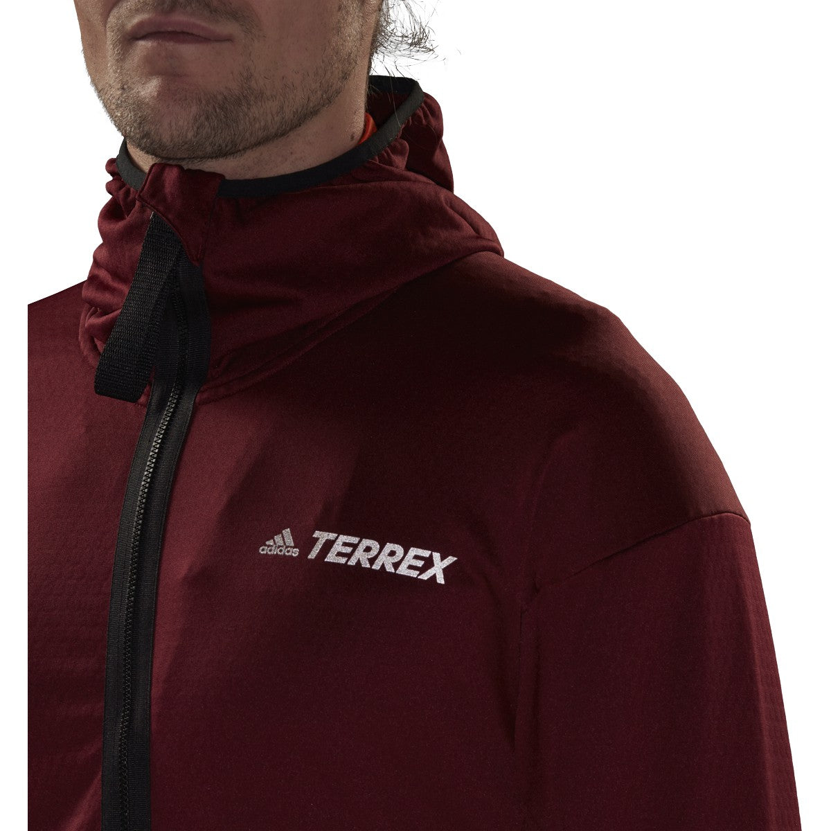 adidas Terrex Tech Flooce Mens Light Hooded Fleece Jacket