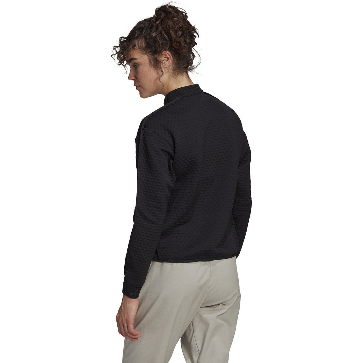 adidas Terrex Utilitas Womens Half Zip Hiking Fleece Sweatshirt