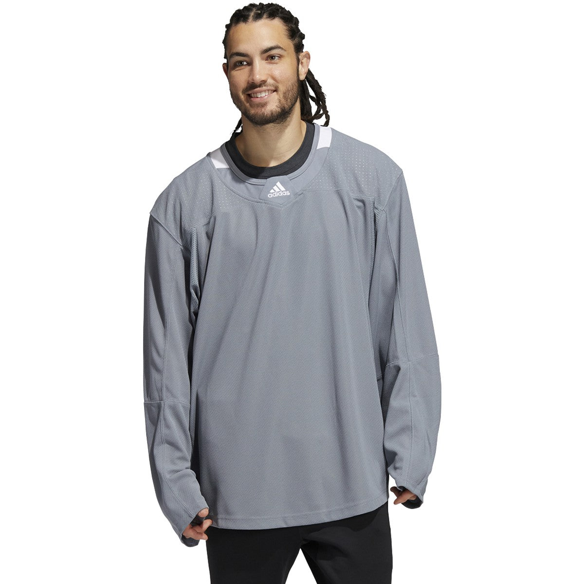 adidas Three Stripe Adult Jersey - Mens Hockey