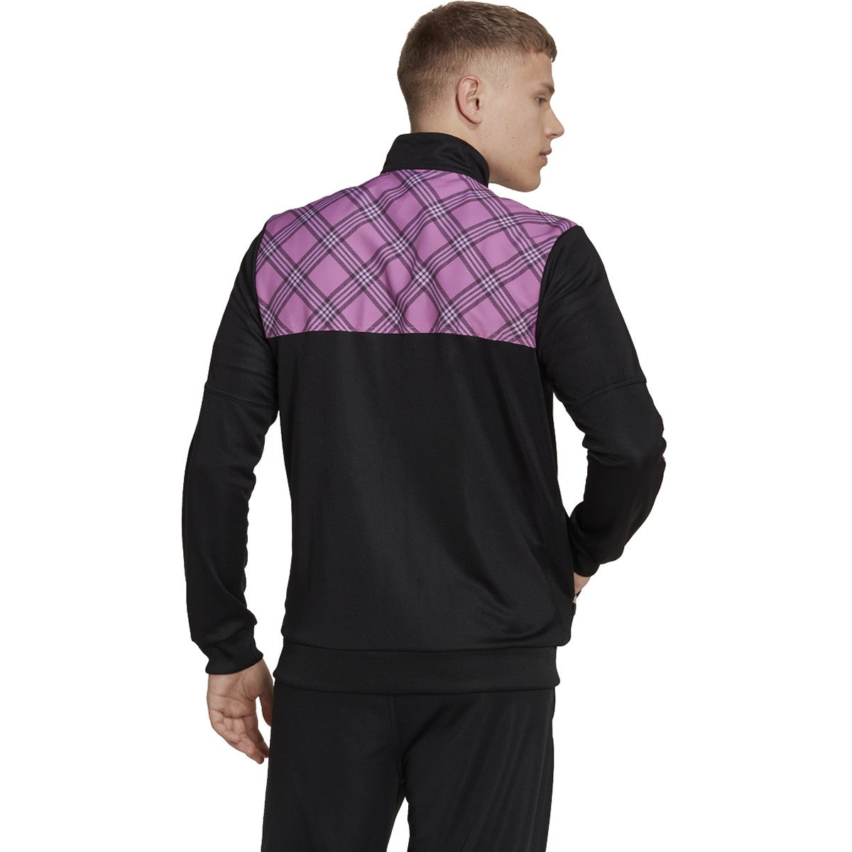 adidas Tiro Plaid Mens Track Jacket