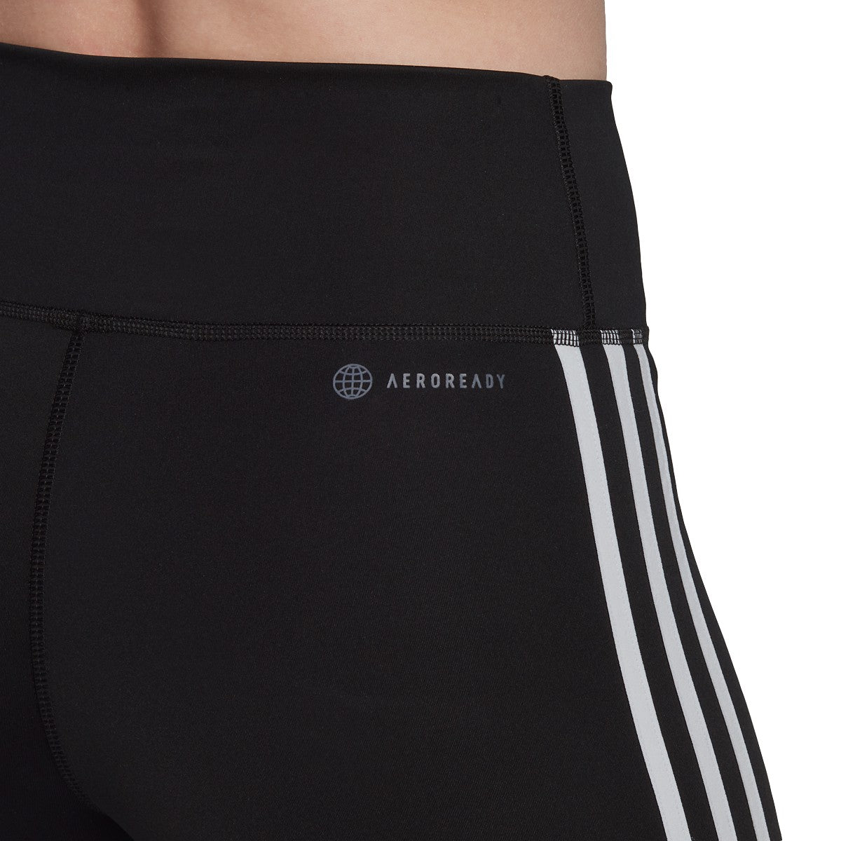 adidas Train Essentials 3 Stripe Womens Short Tights