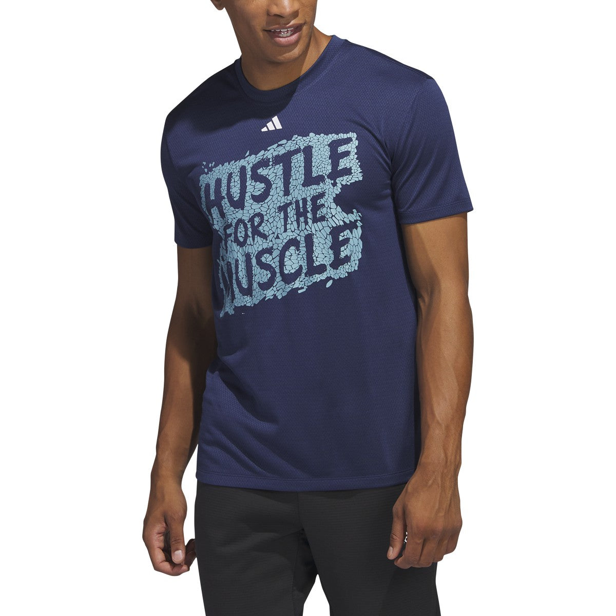 adidas Training Hustle For The Muscle Graphic Mens T-Shirt