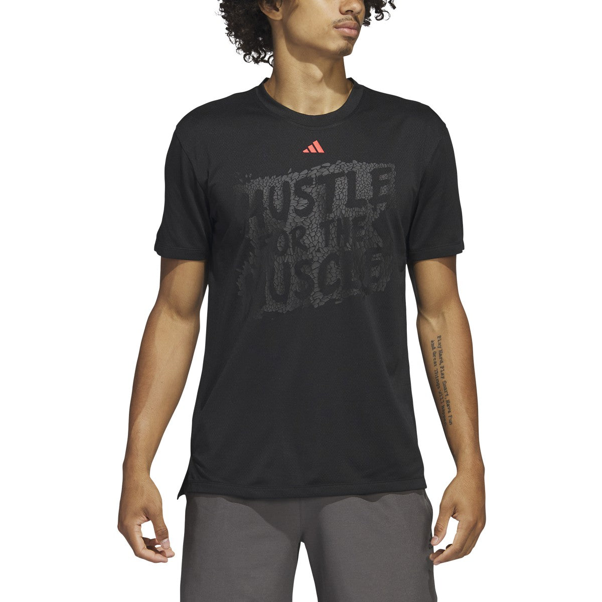 adidas Training Hustle For The Muscle Graphic Mens T-Shirt