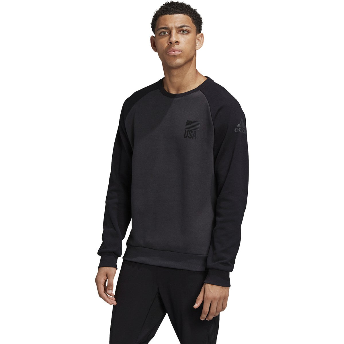 adidas USA Volleyball Crew Sweatshirt - Mens Volleyball