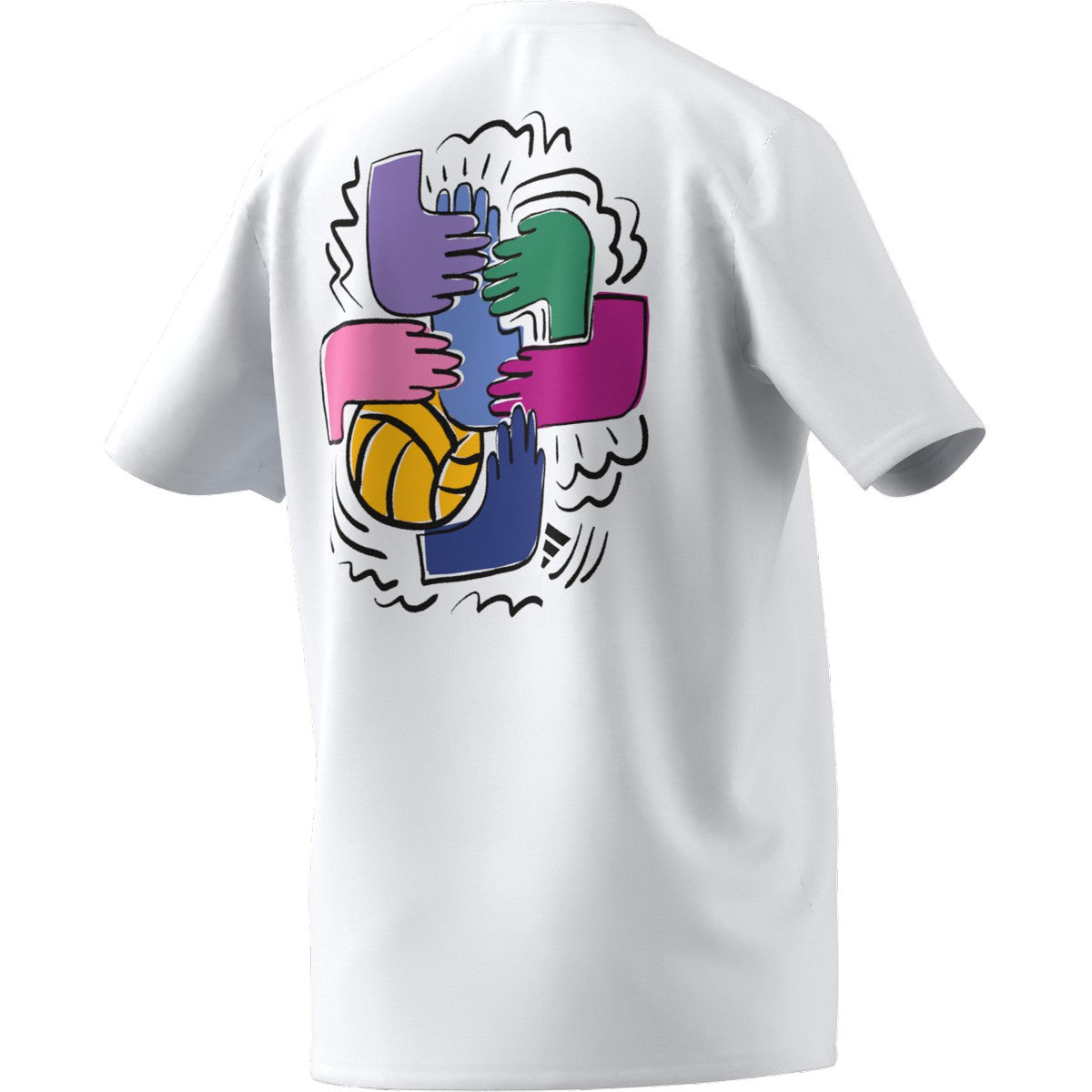adidas Volleyball All Together Adult Graphic T-Shirt