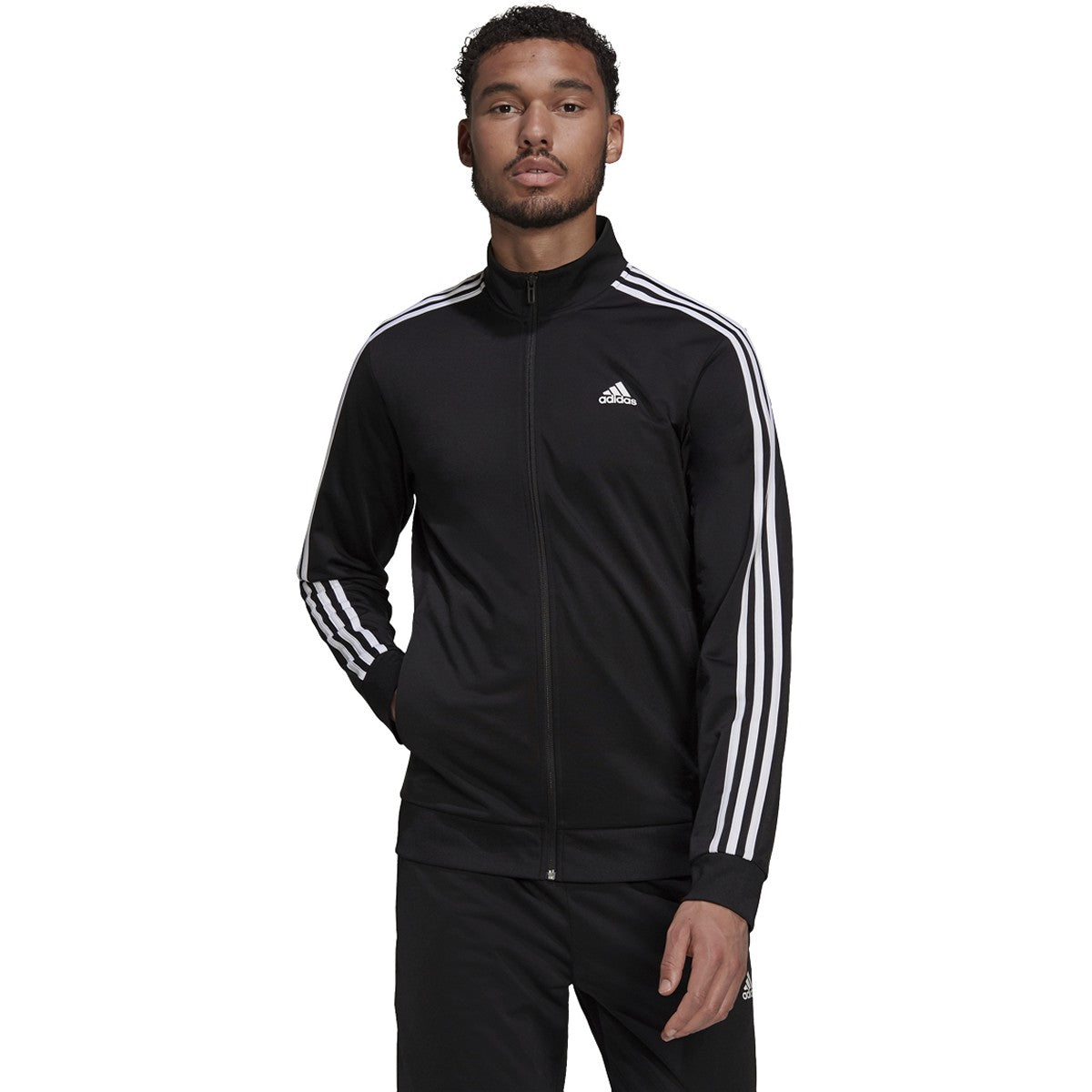 adidas Warm-Up Tricot 3-Stripes Track Jacket - Mens Casual