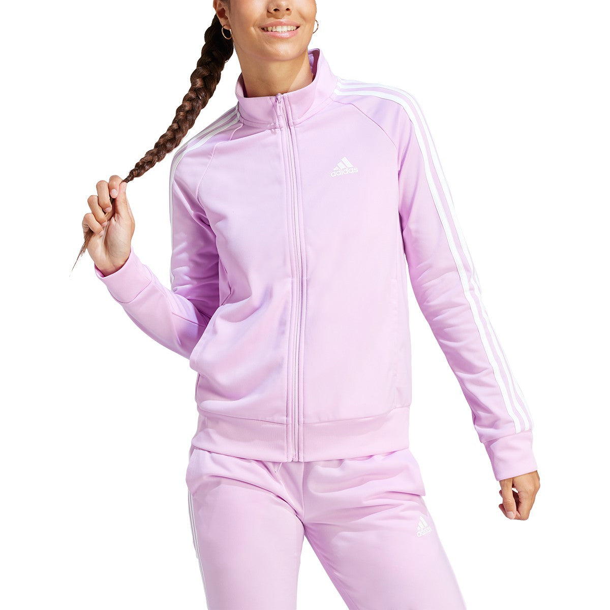 adidas Warm-Up Tricot Slim 3-Stripes Womens Track Jacket