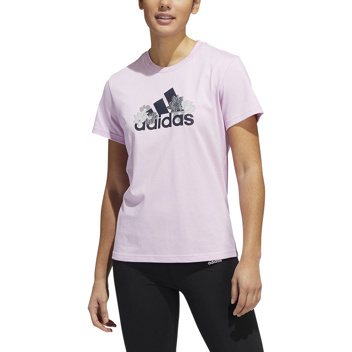 adidas Womens Floral Graphic Tee