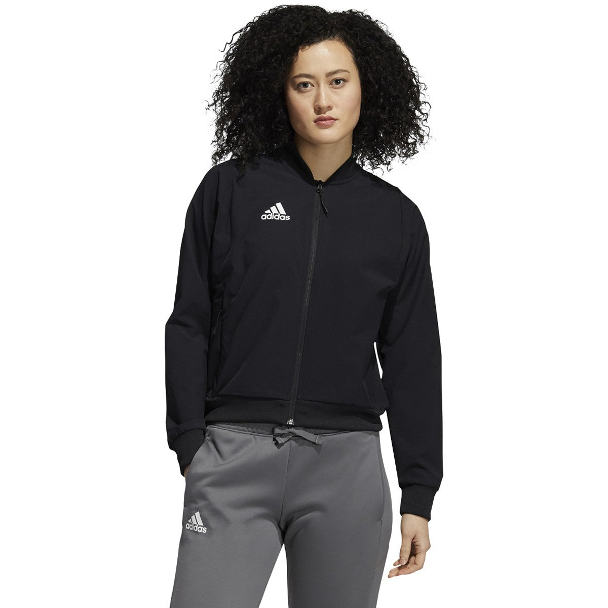 adidas Womens Sideline 21 Woven Bomber Jacket