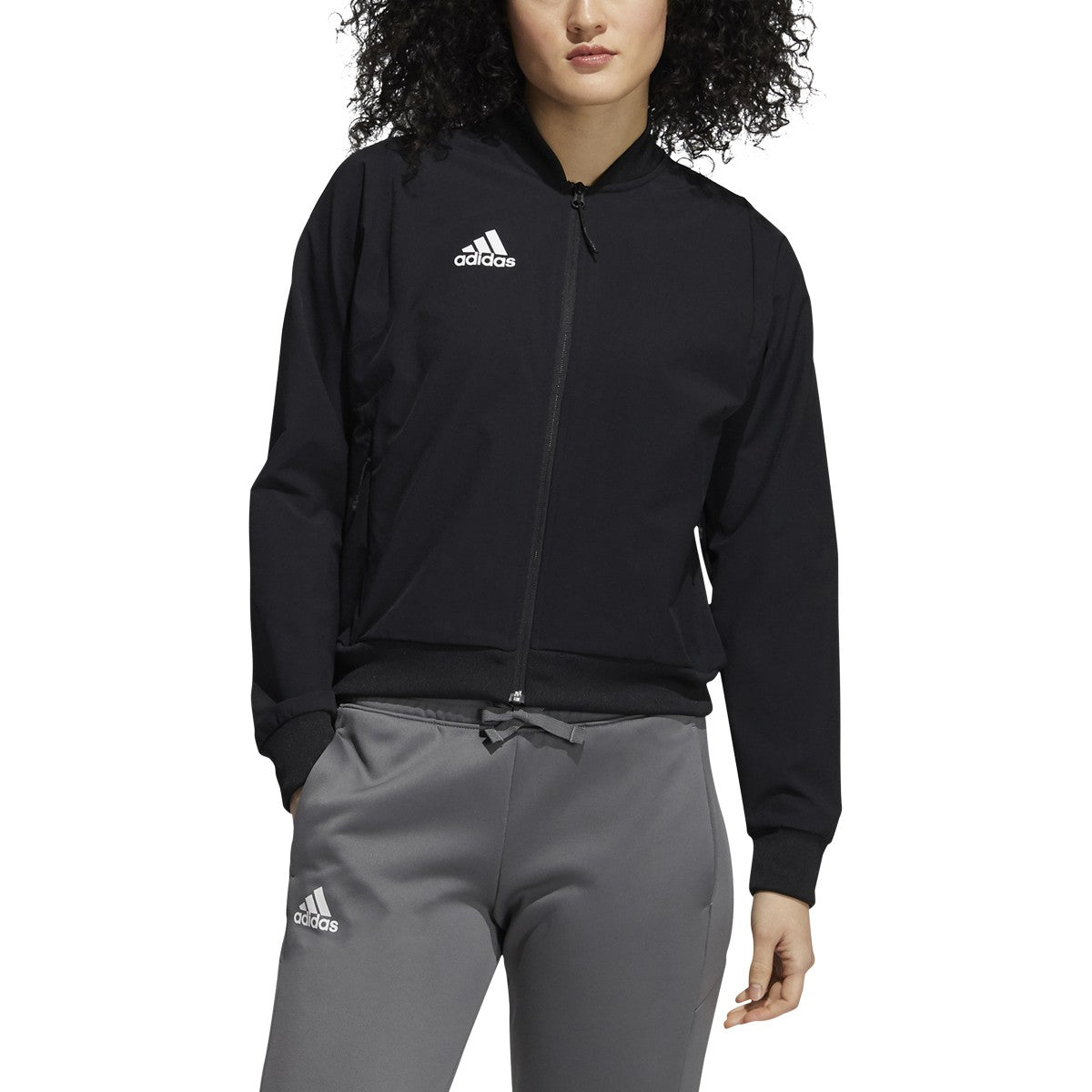 adidas Womens Sideline 21 Woven Bomber Jacket