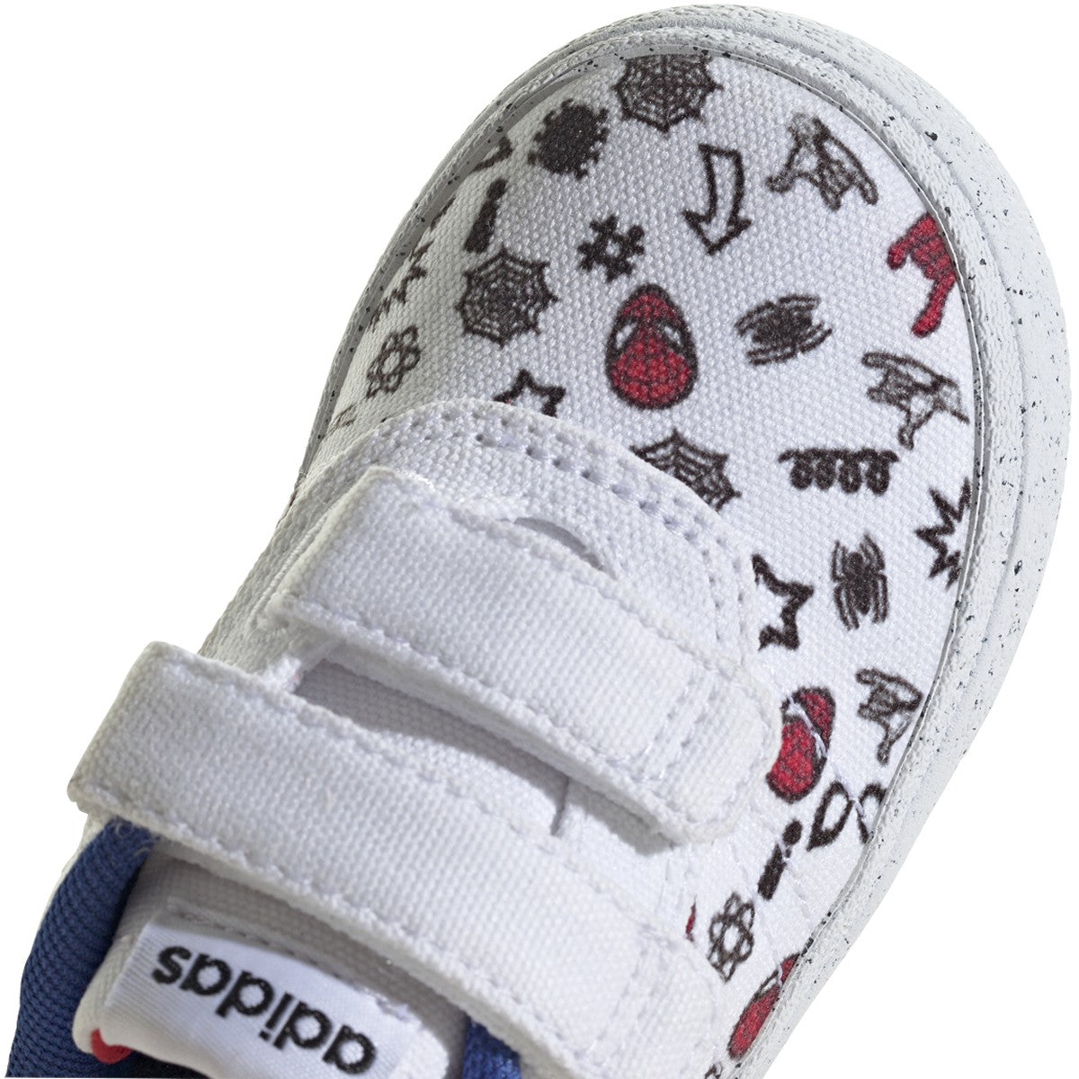 adidas x Marvel Vulcraid3r Spider-Man Hook-and-Loop Toddlers Shoes