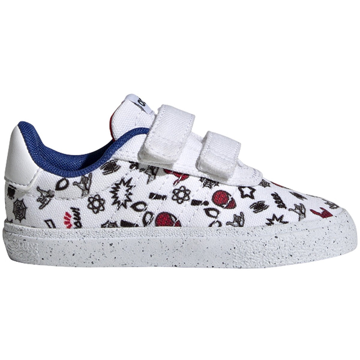 adidas x Marvel Vulcraid3r Spider-Man Hook-and-Loop Toddlers Shoes
