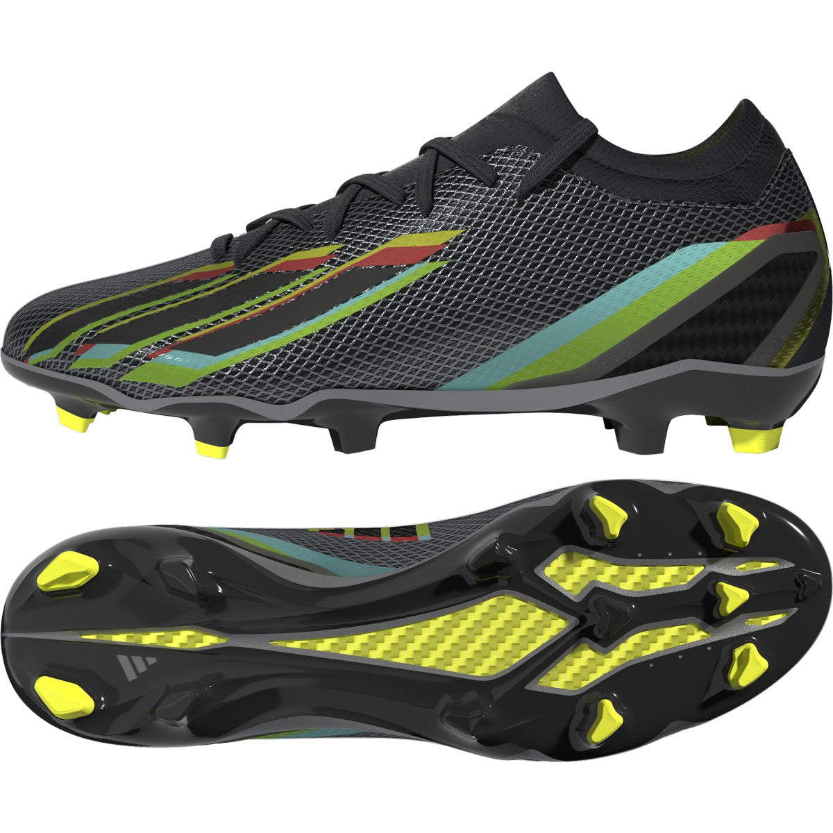 adidas X Speedportal.3 Mens Firm Ground Soccer Cleats in Black