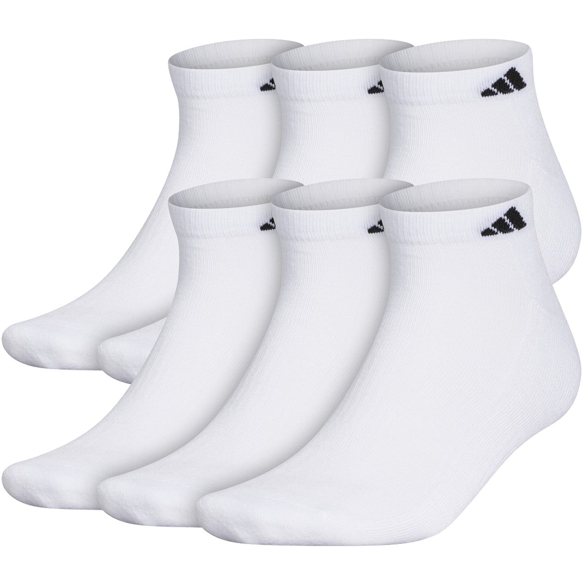 adidas Athletic Cushioned Low Cut Socks 6-Pack XL - Mens Training