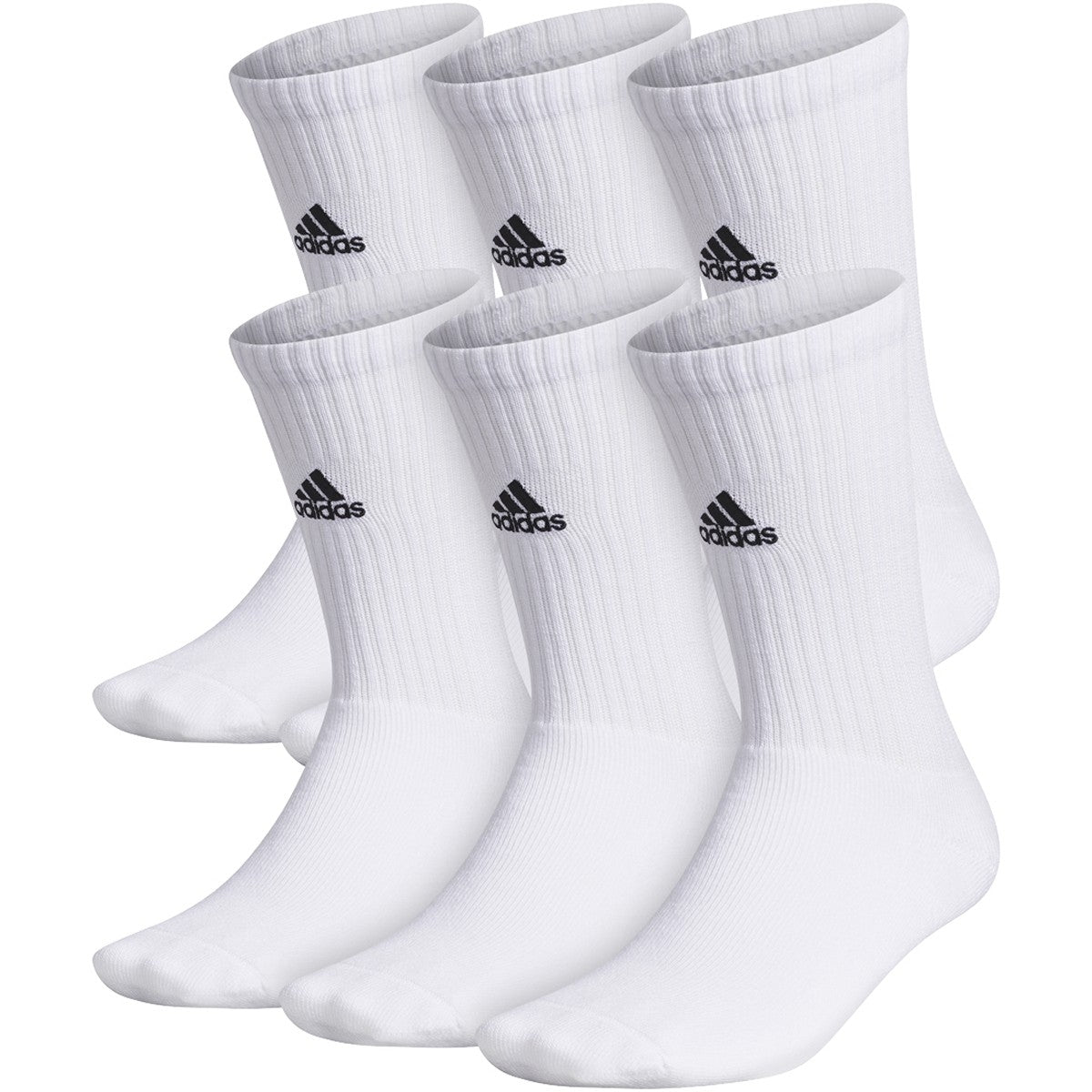 adidas Team 6-Pack Crew Sock