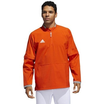 adidas Fielder's Choice 2.0 Convertible Cage Long Sleeve Jacket- Men's Baseball