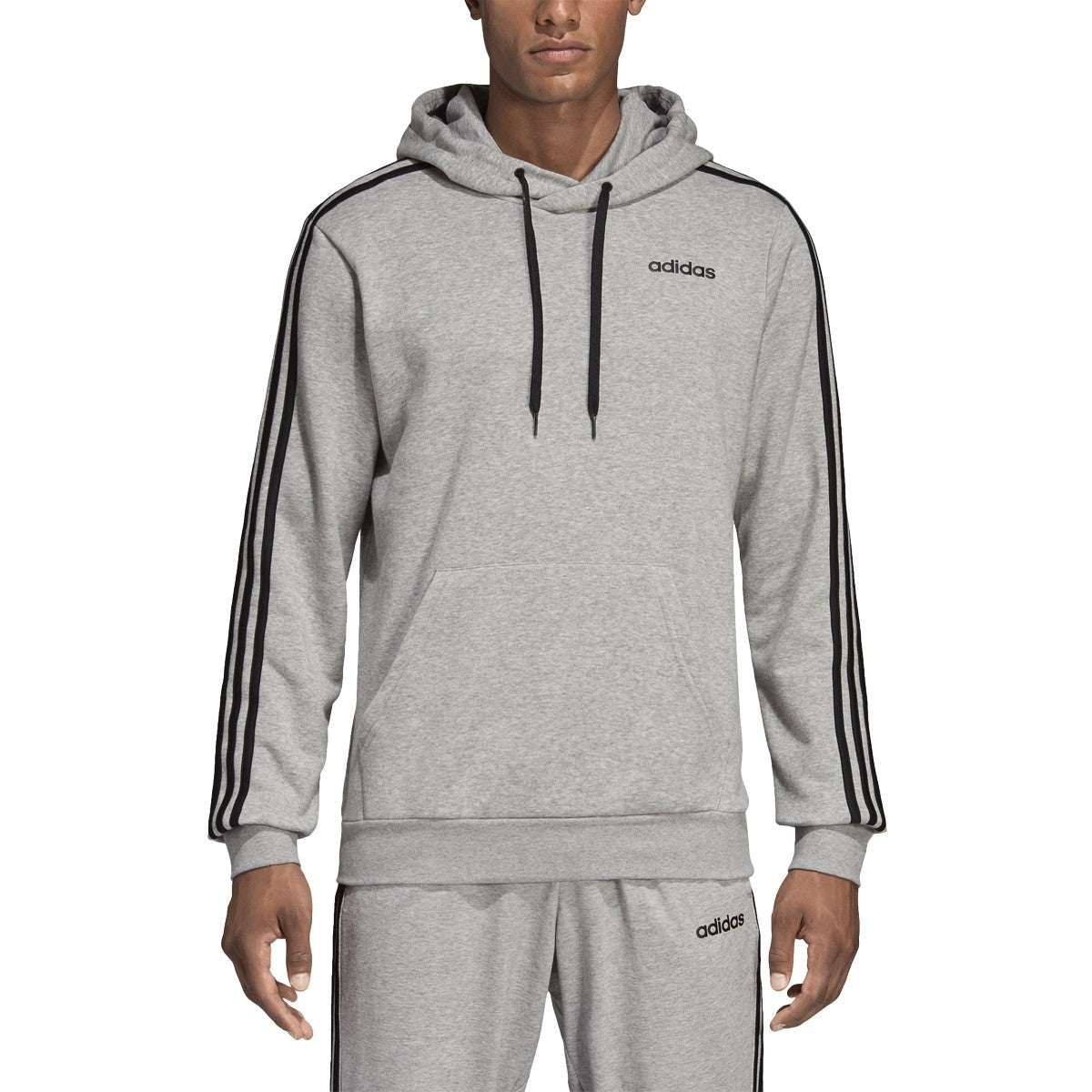 adidas Essential 3-Stripes Hoodie-Men's Training
