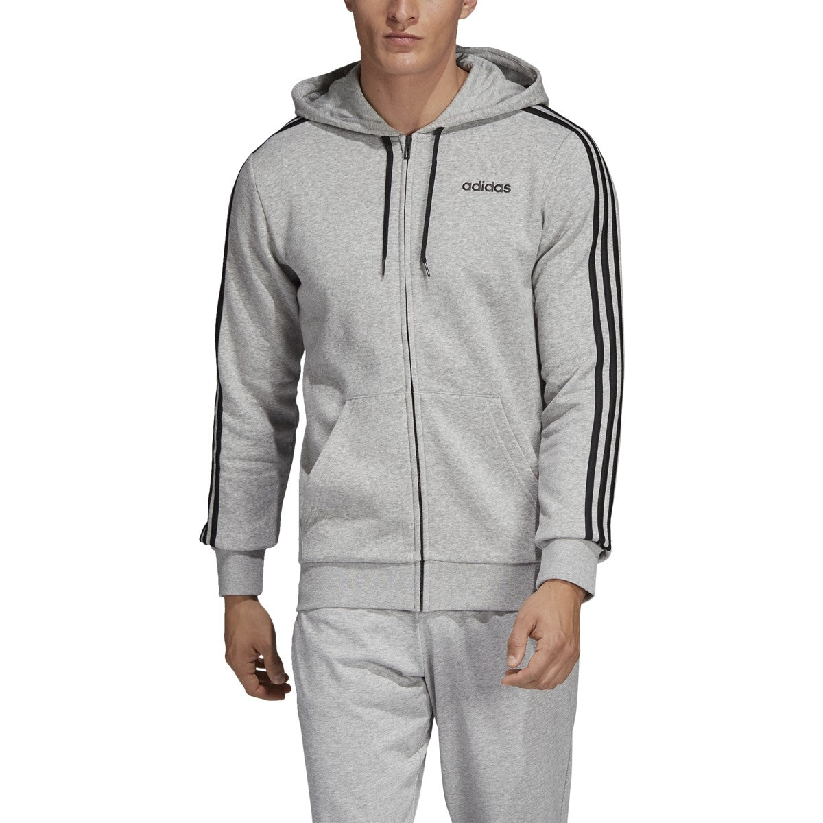 adidas Essentials 3-Stripes Fleece Hoodie - Men's Multi-Sport
