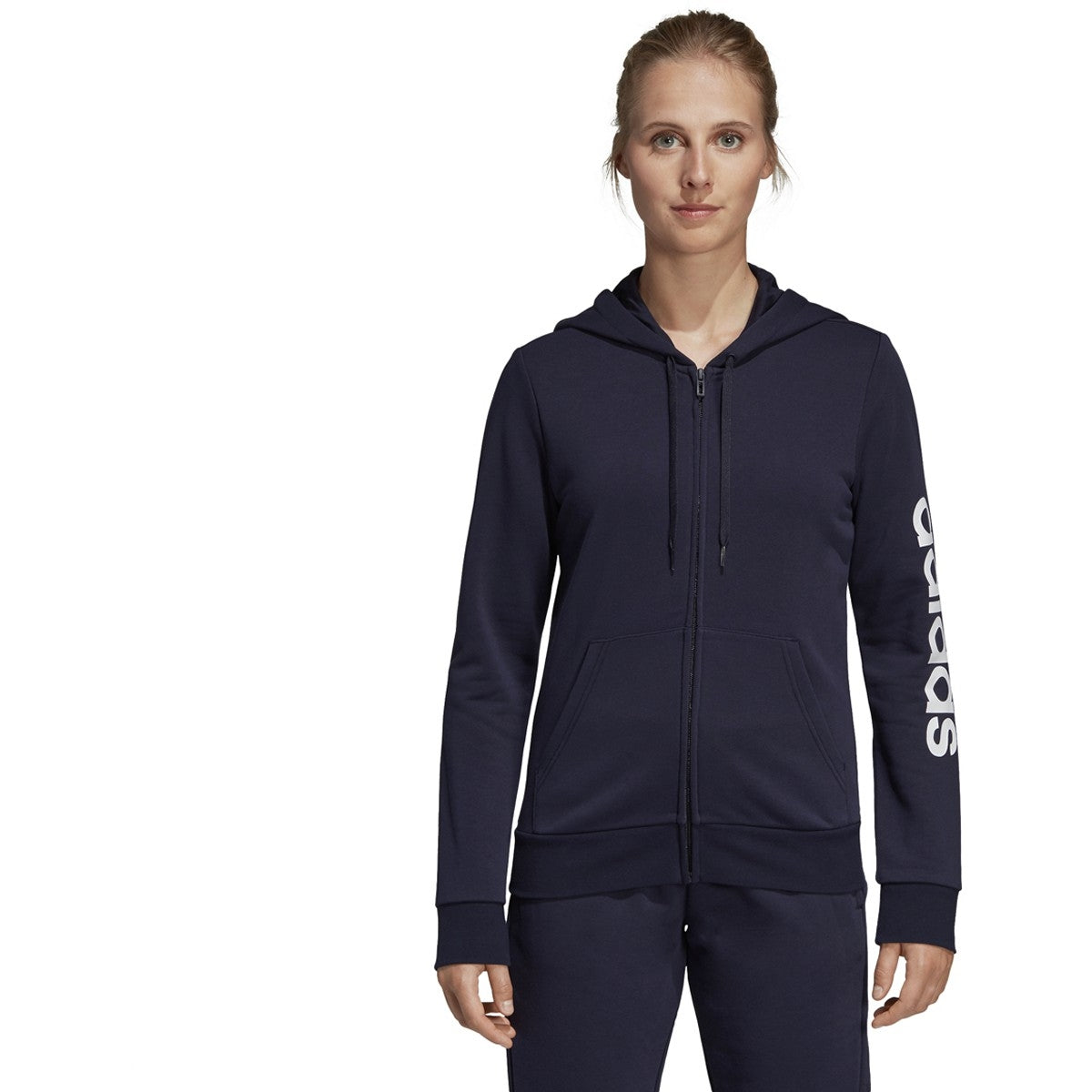 adidas Essentials Linear Hoodie-Women's Casual