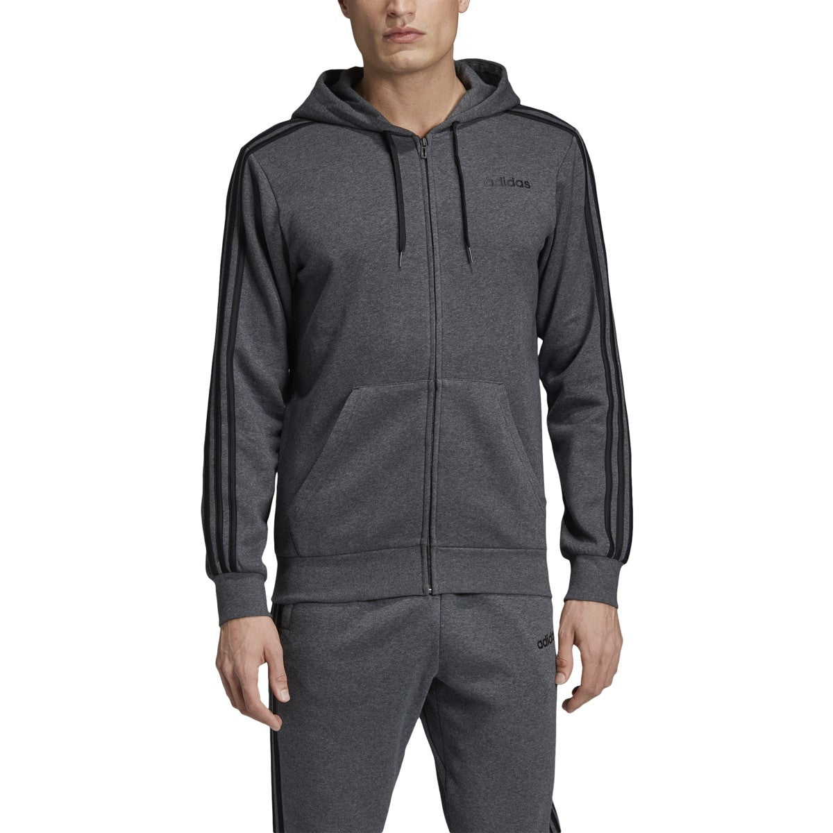 adidas Essentials 3-Stripes Fleece Hoodie - Men's Multi-Sport