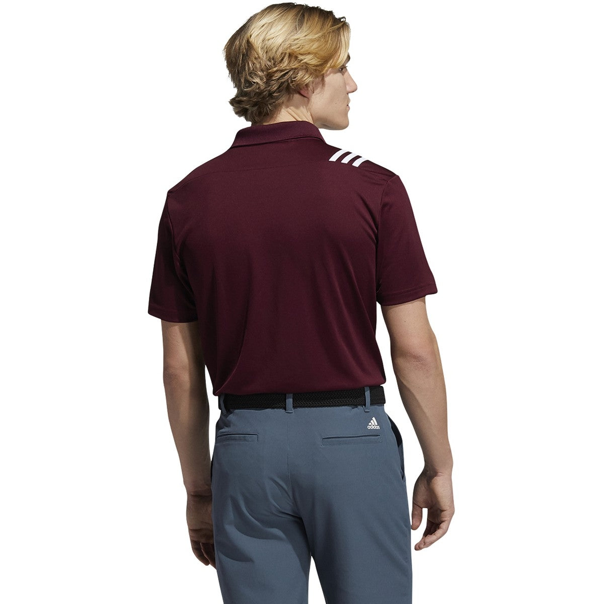 adidas 3-Stripe Polo - Men's Golf