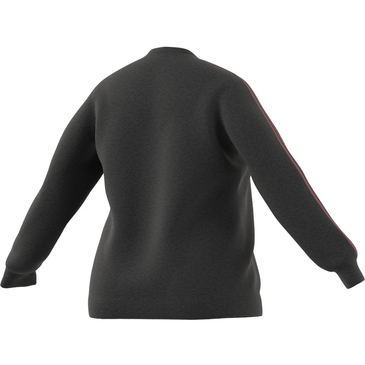 adidas Essentials Womens Plus Size Sweatshirt with 3 Stripes