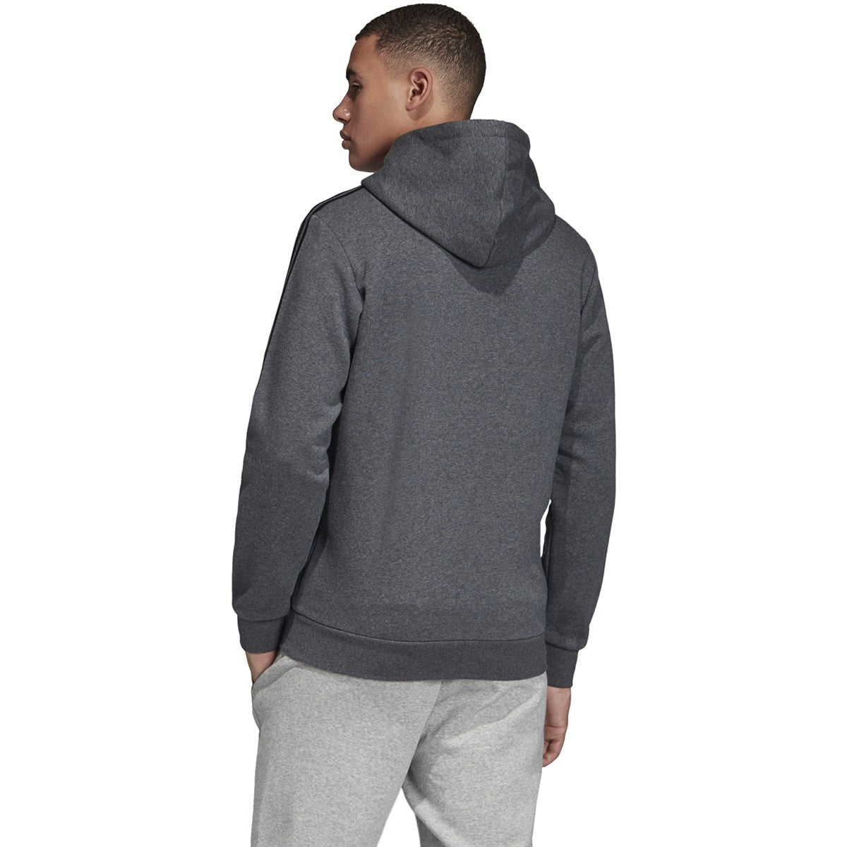 adidas Essentials 3-Stripes Pullover Hoodie - Men's Casual
