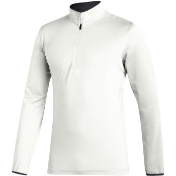 adidas 3-Stripe Midweight 1/2 Zip Polo-Men's Golf