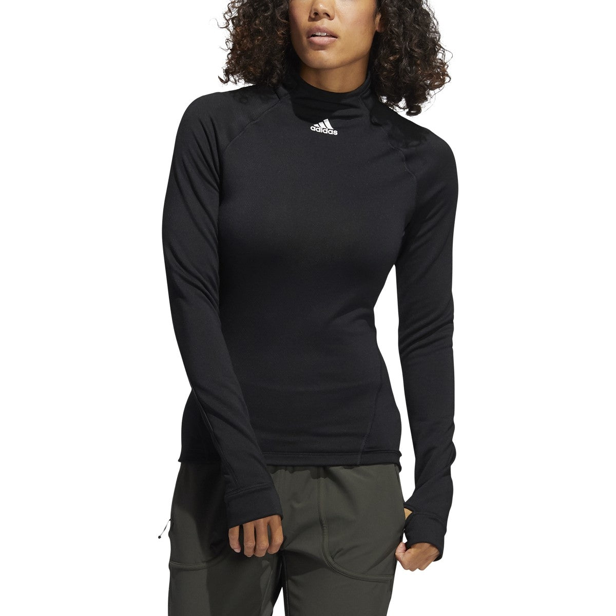 adidas COLD.RDY Mock-Neck Long Sleeve Tee - Women's Training