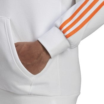 adidas Essential 3-Stripes Fleece Hoodie-Men's Training