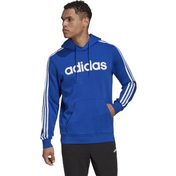 adidas Essentials 3-Stripes Pullover Hoodie - Men's Casual