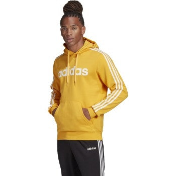 adidas Essentials 3-Stripes Pullover Hoodie - Men's Casual